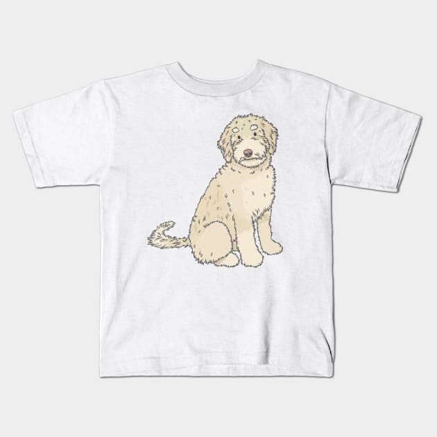 Goldendoodle Kids T-Shirt by Csieben